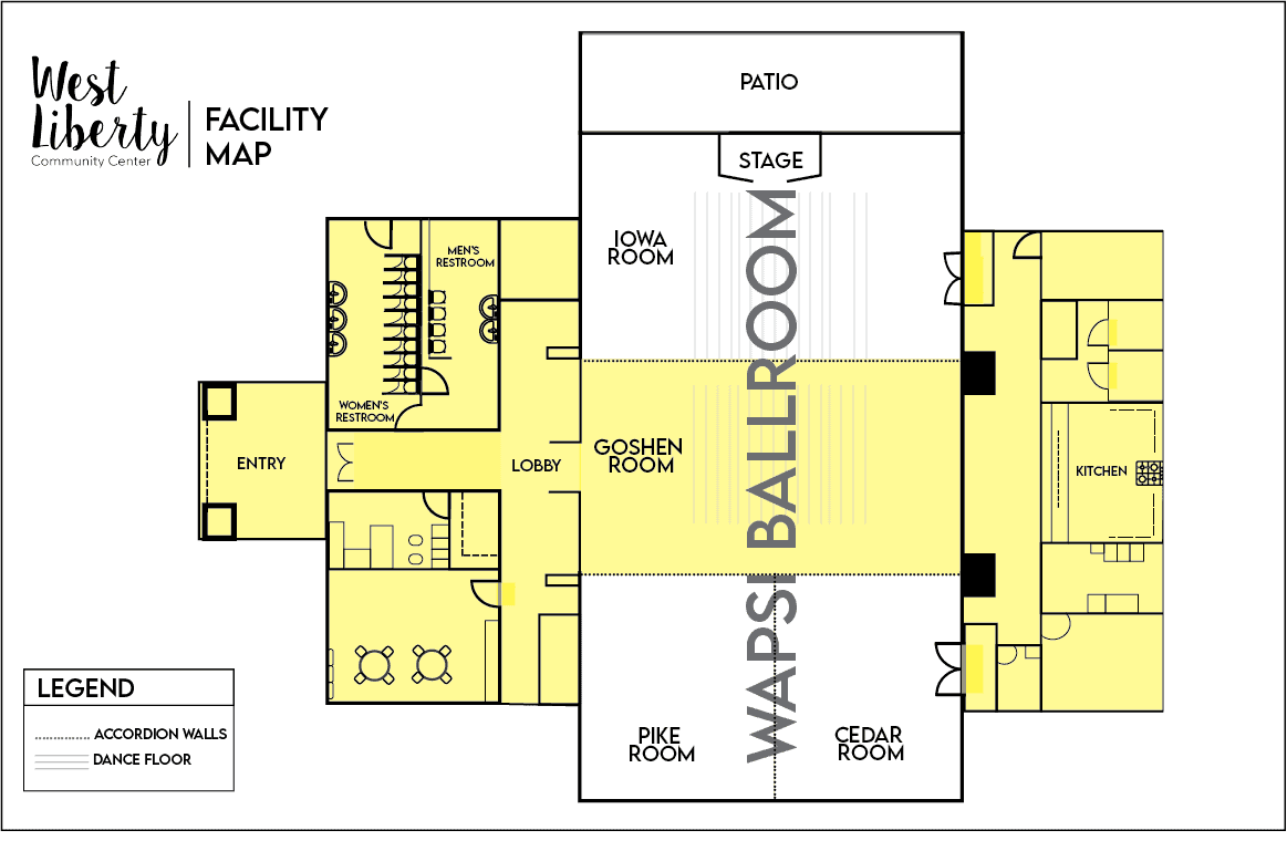 Goshen Room (⅓ of Facility)