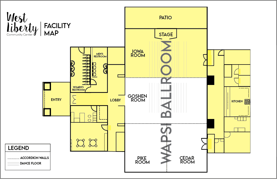 Iowa Room (⅓ of Facility)